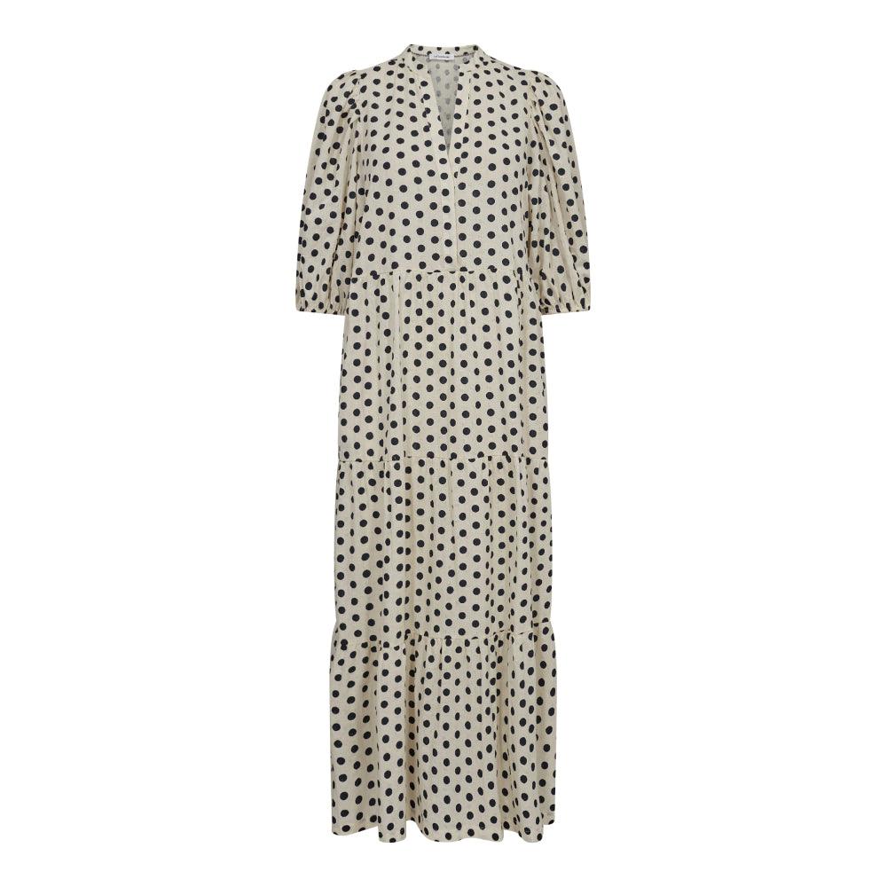 DaviCC Dot Floor Dress - Offwhite Navy - Co’couture - London Bazar
