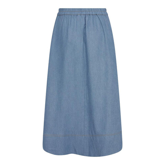 TitusCC Midi Denim Skirt - Denim Blue - Co’couture - London Bazar 1000