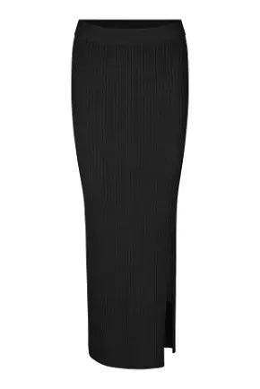 Mathi Knit Skirt - Black - Second Female - London Bazar