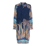 MdcEva Dress - Blue - London Bazar